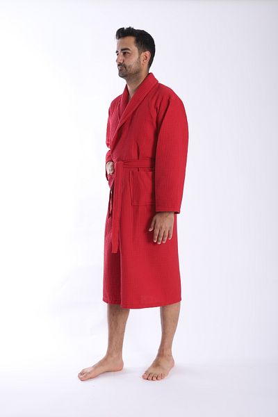 Damlaiso Unisex Waffle Pike - Halat de baie Sauna Hotel Spa, Vară