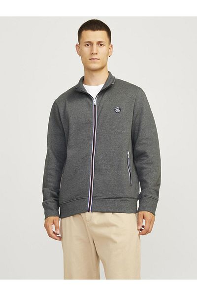 Jack & Jones Premium Sweatshirt mit Reißverschluss Einfarbig Sweatshirt mit Reißverschluss