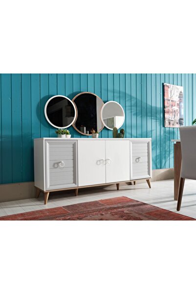 ipek mobilya ZETA KONSOL & KONSOL AYNA (B. GRİ)