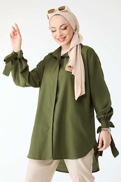 TOFİSA 10811-Khaki Tunic