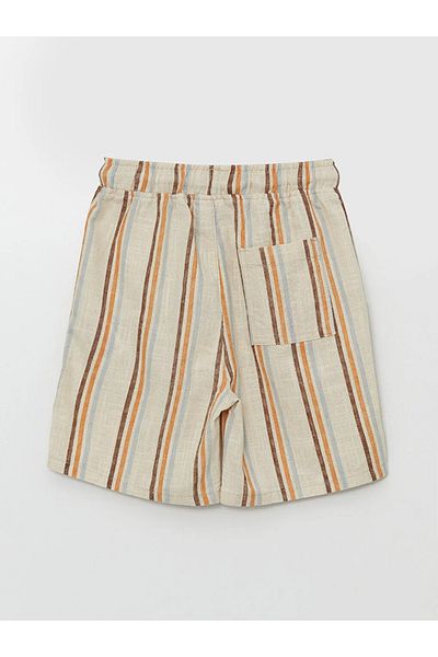 LC Waikiki LCW Baby Striped Elastic Waist Shorts for Baby Boy
