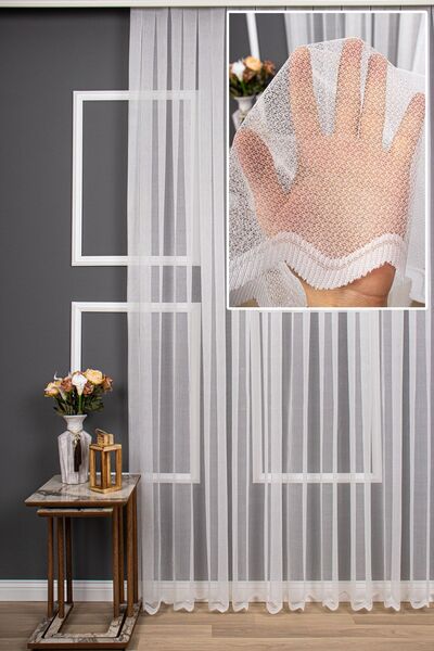 elision home Нові сучасні візерунки плетені прямі тюлеві штори, 550x260, звич...