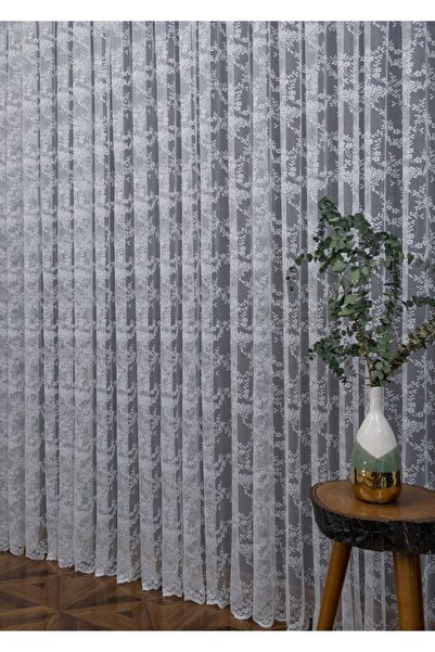 elision home Тканина для штор з квітковим візерунком, 350x270, рідкі складки,...