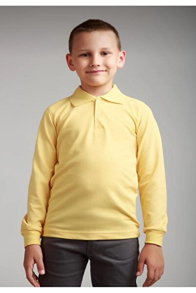 Generic Brand Unisex μακρυμάνικο μπλουζάκι πόλο με λαιμόκοψη
