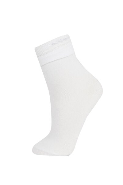 DeFacto Set of 2 Cotton Socks for Girls - B5074a8ns