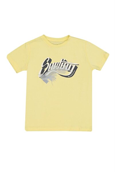 Lee Cooper Boy's Collared T-Shirt, Playable through Surfa with Orange Sleeve ...