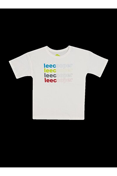 Lee Cooper Bert Boy's Crew Neck T-Shirt White