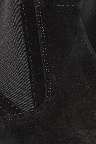 Fosco Siyah Nubuk Erkek Hakiki Deri Chelsea Bot