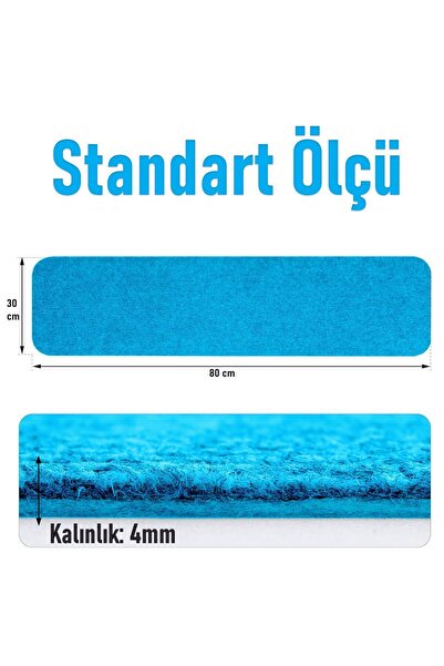 Stepmat Mop de trepte Halifleks albastru cu mărgele - bază anti-alunecare