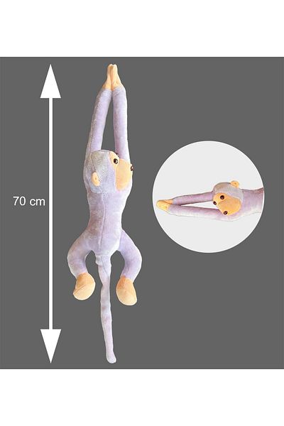 Sole Plush Monkey, Sleeping and Playmate That Can Stick Hands -70 Cm