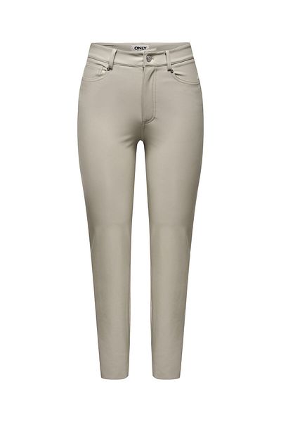 ONLY Hose In Lederoptik Onlemily Hohe Taille Normal Geschnitten Hose In Lederoptik