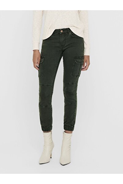 ONLY Cargo-Hose Onlmissouri Mittlere Taille Slim Fit Hose