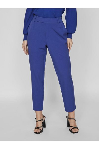 VILA Hose mit hoher Taille und schmaler Passform