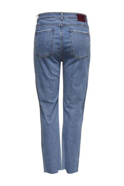 ONLY Straight-fit Jeans Onlemily Hohe Taille Gerade Geschnittene Jeans