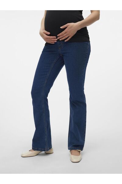 Mama Licious Umstandsjeans mit Schlag Umstands-Jeggings
