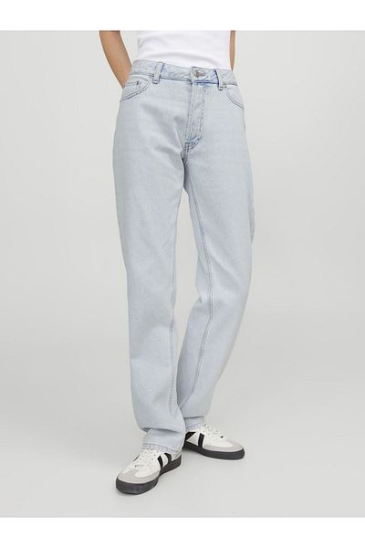 JJXX Gerade geschnittene Jxseoul Straight Mw Jeans R3083 Dnm Sn