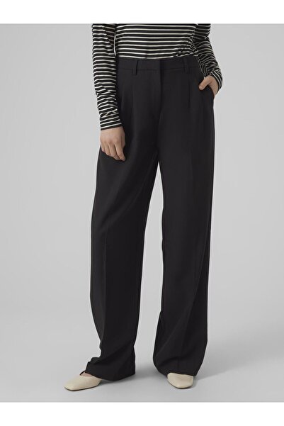 Vero Moda Hortum Mit Weitem Beinschnitt Vmtroian Mittlere Taille Hortumu