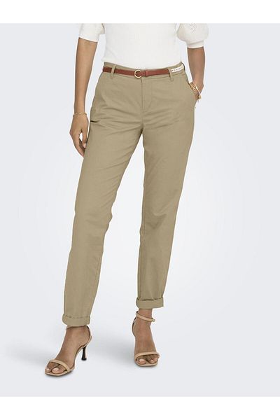 ONLY Chino-Schlauch Onlbiana Mittlere Taille Normal Geschnitten Chino-Schlauch