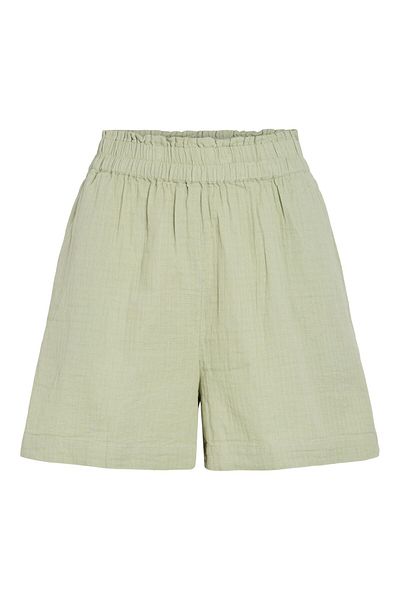 VILA Shorts High Waist Baumwolle