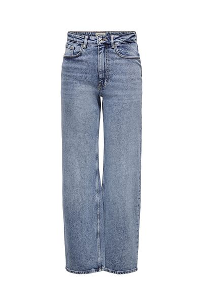 ONLY Weit Geschnitten Jeans Onljuicy Hohe Taille Weiter Beinschnitt Jeans
