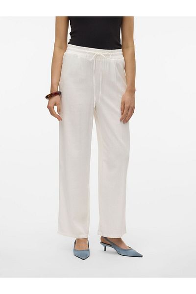 Vero Moda Hose Mit Weitem Beinschnitt Vmjesmilo Mittlere Taille Hose