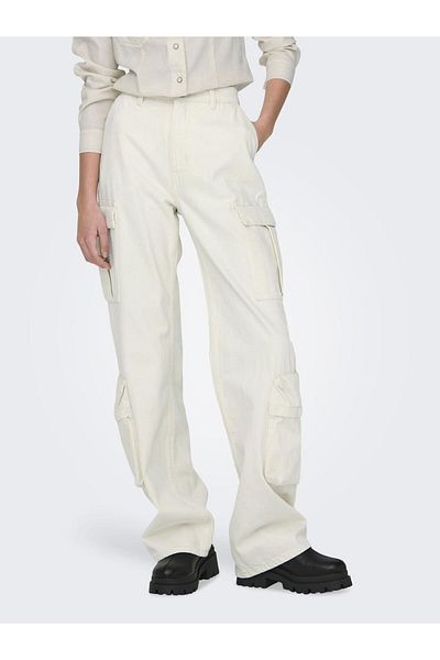 ONLY Weit Geschnitten Jeans Onlringo Hohe Taille Weiter Beinschnitt Jeans