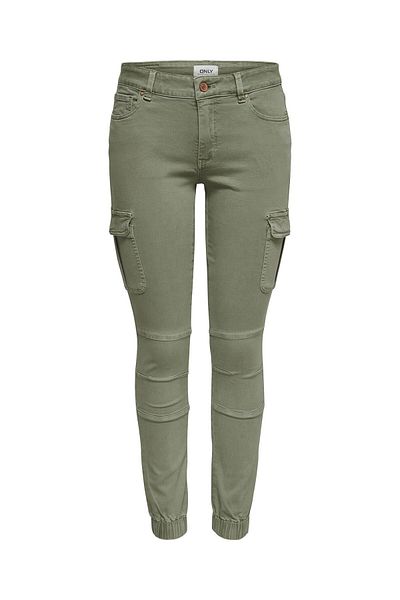 ONLY Cargo-Hose Onlmissouri Mittlere Taille Slim Fit Hose