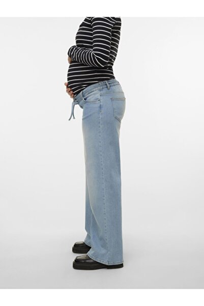 Mama Licious Umstandsjeans mit weitem Bein Umstandsjeans