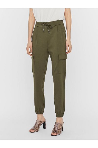 Vero Moda Cargo-Schlauch Vmeva Mittlere Taille Schlauch