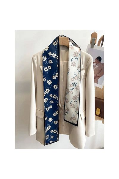 ElevaGlam Flower Patterned Special Scarf Pattern