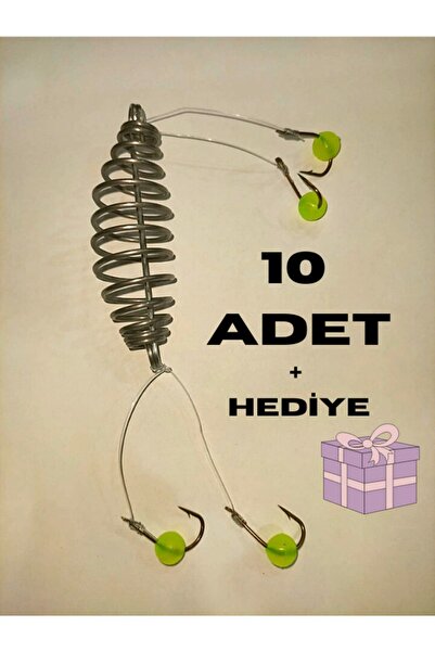 KILIÇ AV BAYİİ SELİM KILIÇ Sazan Yaylı Takım Fosfor Renkli Boncuk 10 Adet