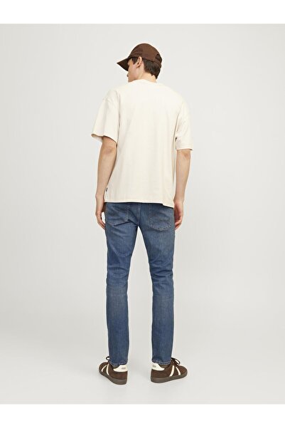 Jack & Jones Dar Kesim Kot Pantolon JJIGLENN JJORIGINAL SQ 914 Dar Kesim Kot Pantolon