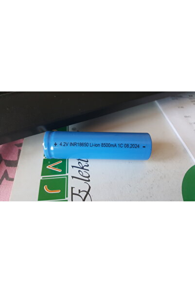Bns BAŞLIKLI 4.2V 18650 8500MAH PİL 4,2V 18650 PİL 4.2 VOLT 18650 PİL 4,2 VOLT 8650 PİL 1 ADET PENDİK