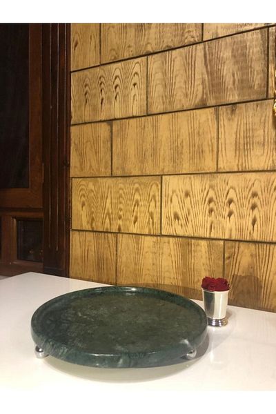 fymermertasarım Green Marble Tray
