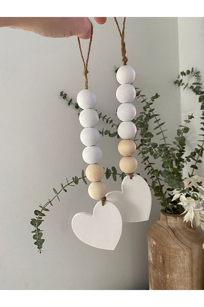 AFRALYAHOME Montessori Colorful Baby and Children's Room Wooden Beaded Decorative Accessory - 1 Pc