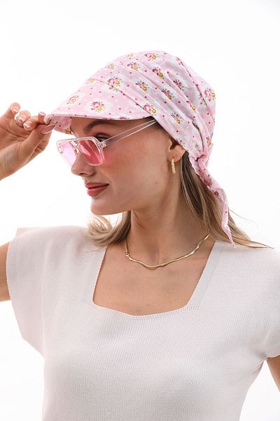Ritagarcia Shielded Bandana Visor - Safari Tie-Up