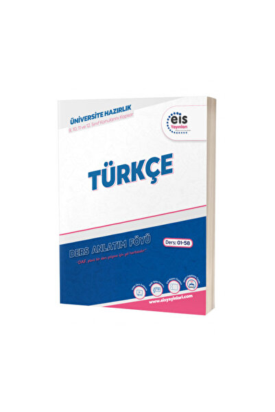 eis Yayınları Üniversite Hazırlık Türkçe Ders Anlatım Föyü Mavi Set EİS Yayın...