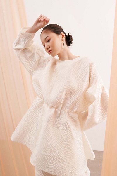 FUSHYA Jacquard Comfortable Cut Double Suit Set
