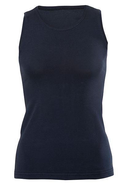 Anıt Women's Navy Blue Crew Neck Sleeveless Tank Top