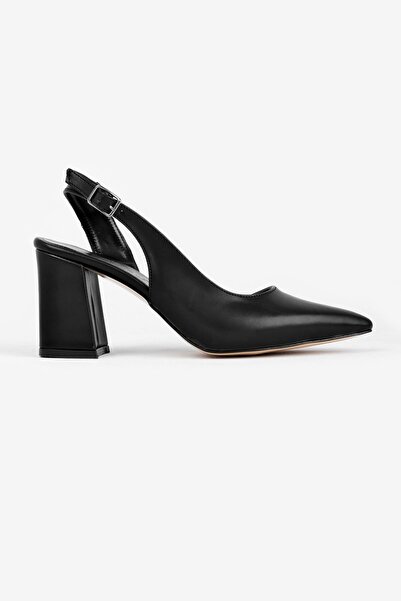 MY DERİ Gabriel Γυναικεία παπούτσια με χοντρό τακούνι - B2454