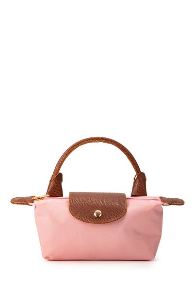 minebag Powder Pink Satin Maxim Mini Women's Crossbody Bag - Long Strap