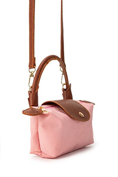 minebag Powder Pink Satin Maxim Mini Women's Crossbody Bag - Long Strap