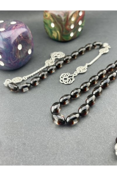 KEHRİBARGRAM CURRELY AMBER PLAIN and ZAZA SET