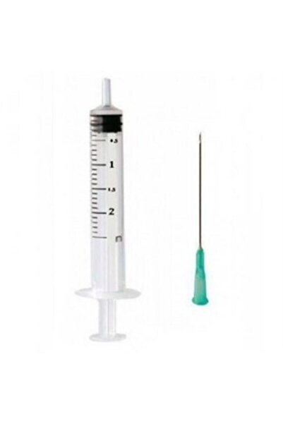 Ayset Yeşil 2cc Enjektör 21g