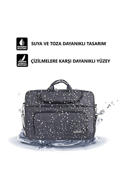 Vegmann Servietă și geantă pentru laptop compatibile cu laptopul Norma de 17-17,3 inchi