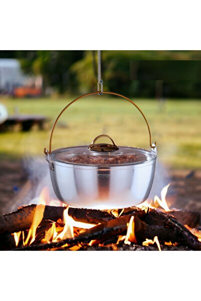 Evren 24 Cm Alüminyum Kamp Tenceresi 3,8 lt