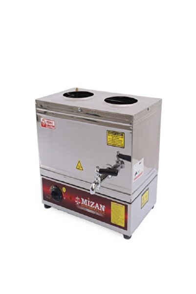Mizan Elektrikli 2 Demlik 19lt Çay Ocağı Kazanı Kaynaklı Pleytsiz