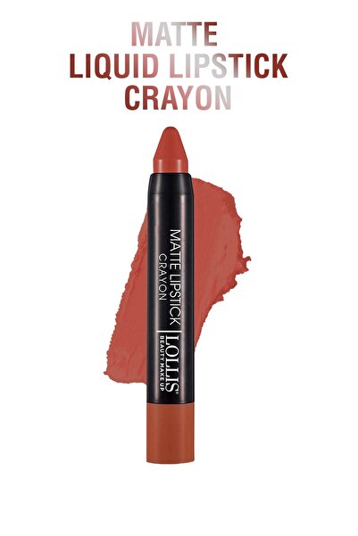 Lollis Matte Lipstick Crayon 04 / Mat Kalem Ruj 04