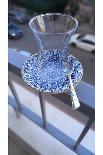 Bonna Porselen Alhambra Rita Acem Tea Plate 6 Pieces
