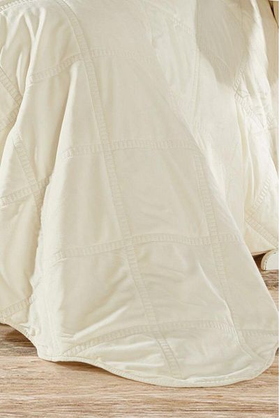 Çeyiz Diyarı Toyo Velvet Luxury Bedspread - Double, Cream